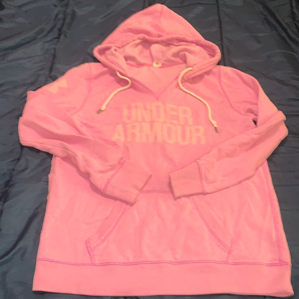 Purple under armour hoodie. Size medium